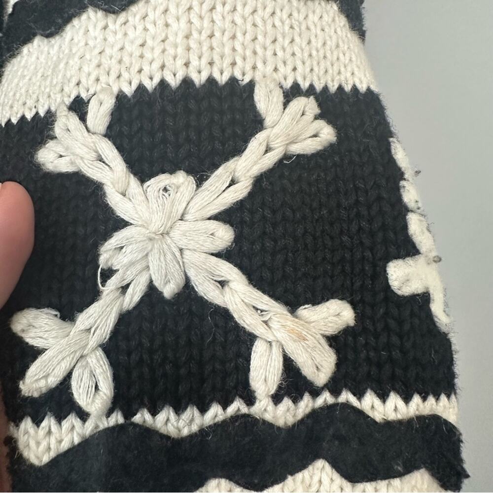 Michael Simon Cache Vintage Snowflake Sweater Siz… - image 8